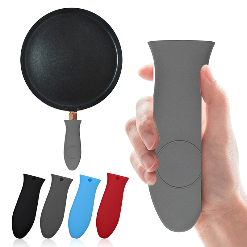 Dosa Pan Iron - عدم الانزلاق وعاء سيليكون مقبض حامل