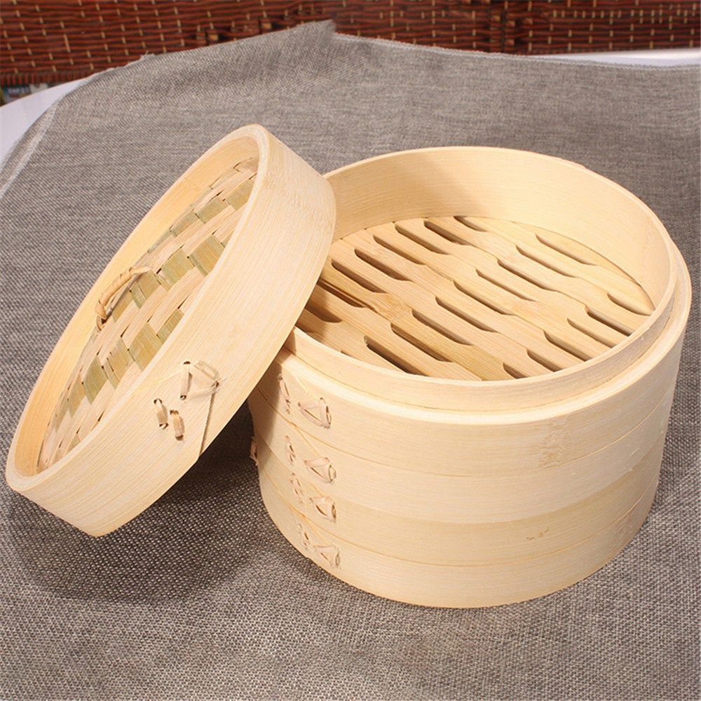 أدوات مطبخ صينية من الخيزران:  - مراجعة Steamer Bamboo Set وسعره