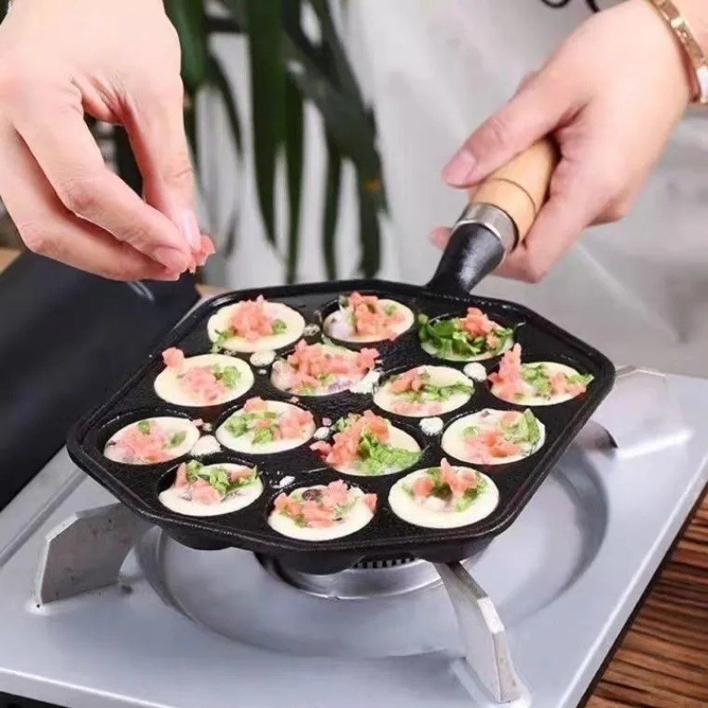 موقد غاز من الحديد الزهر ، مقل - مراجعة Dosa Pan Iron وسعره
