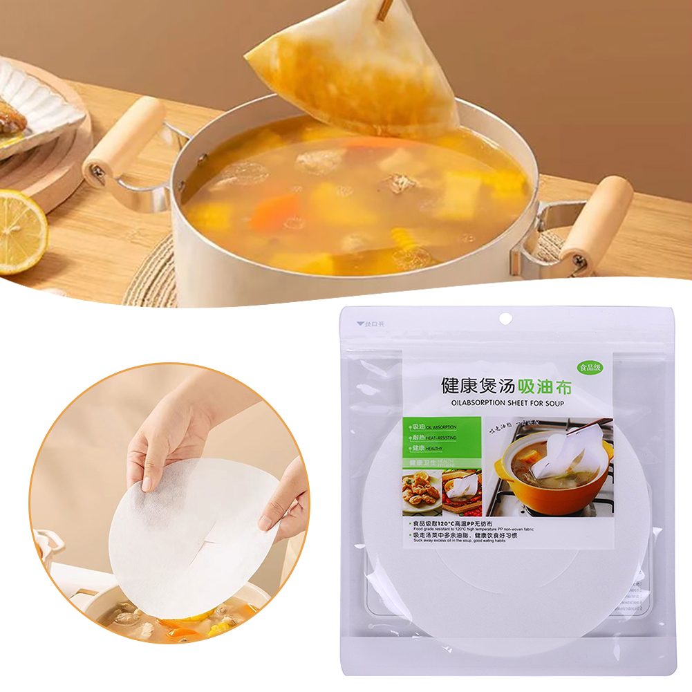 أوراق ماصة للزيت، 100/200/300  - مراجعة Home Cooking Oil Disposal وسعره