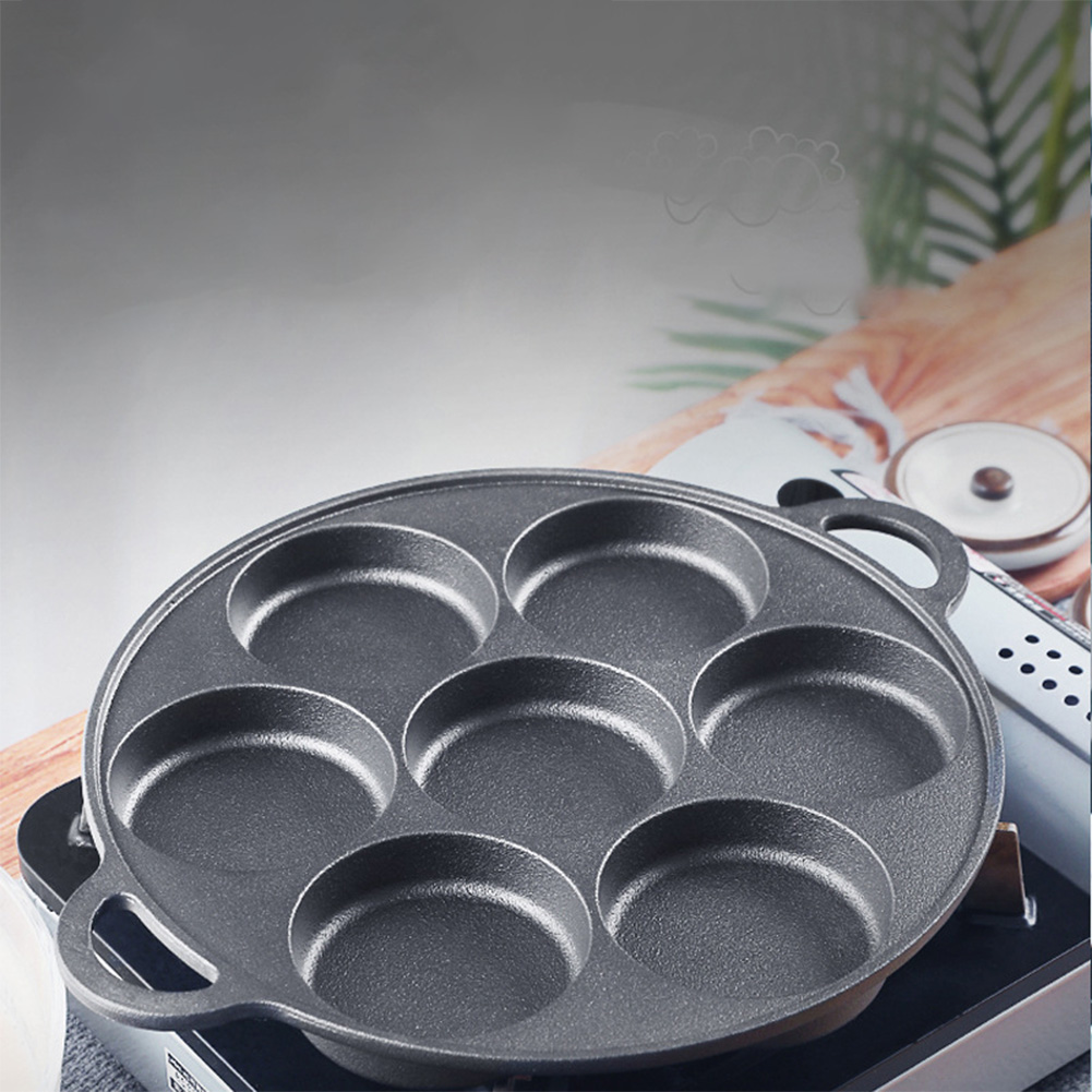 مقلاة حديدية بـ 7 فتحات غير لا - مراجعة Dosa Pan Iron وسعره