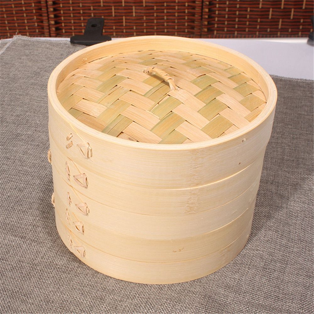المطبخ الزلابية الصينية مع غطا - مراجعة Steamer Bamboo Set وسعره