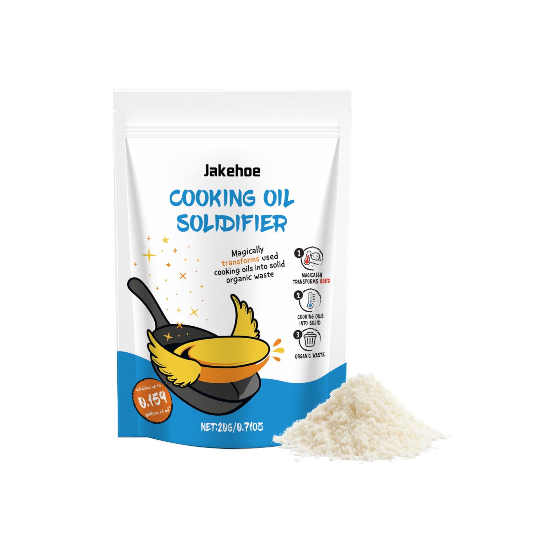 مسحوق تصلب الزيوت السهل الاستخ - مراجعة Home Cooking Oil Disposal وسعره