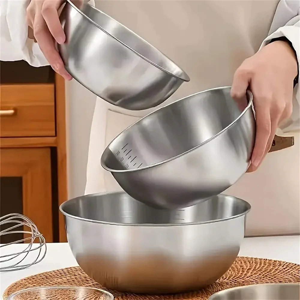 طقم أوعية ستانلس ستيل 1-3 قطع  - مراجعة Home Cooking Food وسعره