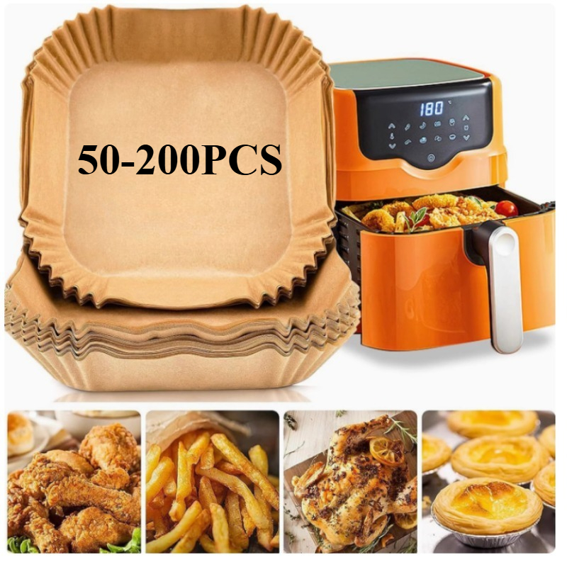 50-200 قطعة مقلاة هوائية ورق ز - مراجعة Home Cooking Oil Disposal وسعره